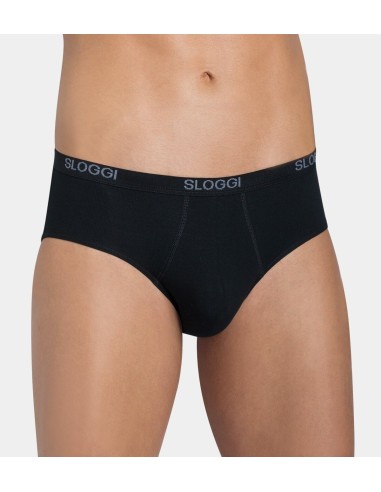 3 Slip Uomo Midi Cotone Elasticizzato Sloggi
