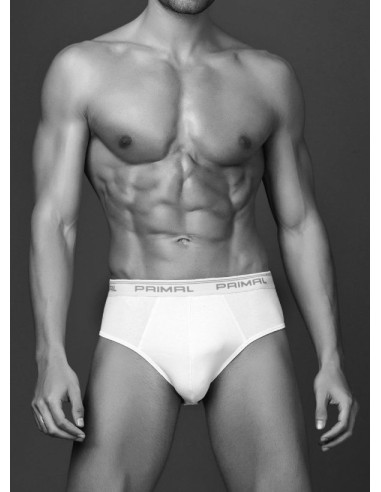 6 Slip Uomo In Cotone Elasticizzato Con Elastico Esterno Primal Art.2501