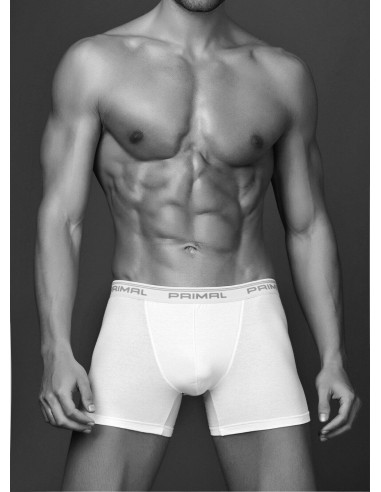 6 Boxer Uomo In Cotone Elasticizzato Con Elastico Esterno Primal Art. 3501
